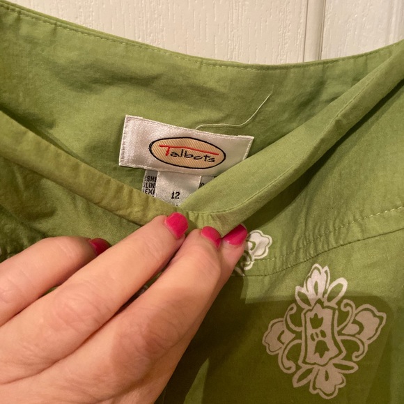 Talbots spring green skirt - Picture 4 of 4